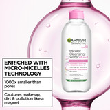 Garnier SkinActive Micellar Cleansing Water All-in-1 Cleanser & Makeup Remover for All Skin Types 400ml