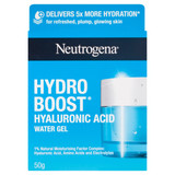 Neutrogena® Hydro Boost® Hyaluronic Acid Water Gel Moisturiser – Lightweight, Intense Hydration Face Gel with Amino Acids & Electrolytes (50g)