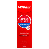 Colgate Optic White Luminous Express Teeth Whitening Toothpaste, 85g