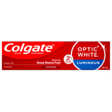 Colgate Optic White Luminous Express Teeth Whitening Toothpaste, 125g