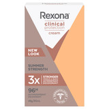 Rexona Women Clinical Protection Antiperspirant deodorant cream Summer Strength for 3x stronger protection* 45 mL