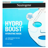 Neutrogena Hydro Boost Hydrating Mask 5 Pack – Purified Hyaluronic Acid Sheet Mask for  long lasting Face Hydration