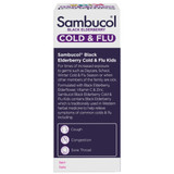 Sambucol Black Elderberry Cold & Flu Relief Kids Liquid 120ml