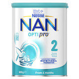Nestle NAN OPTIPRO 2 Follow-on Baby Formula From 6 to 12 Months 800g Nestle NAN OPTIPRO 2 Follow-on Baby Formula From 6 to 12 Months 800g