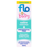 FLO Baby Saline Nasal Drops 15mL FLO Baby Saline Nasal Drops 15mL