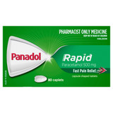 Panadol Rapid Caplets - 80 Pack - AU Only