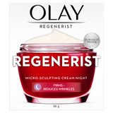 Olay Regenerist Anti Aging Niacinamide Micro-Sculpting Night Face Cream Moisturiser 50g Skin Care Olay Regenerist Anti Aging Niacinamide Micro-Sculpting Night Face Cream Moisturiser 50g Skin Care