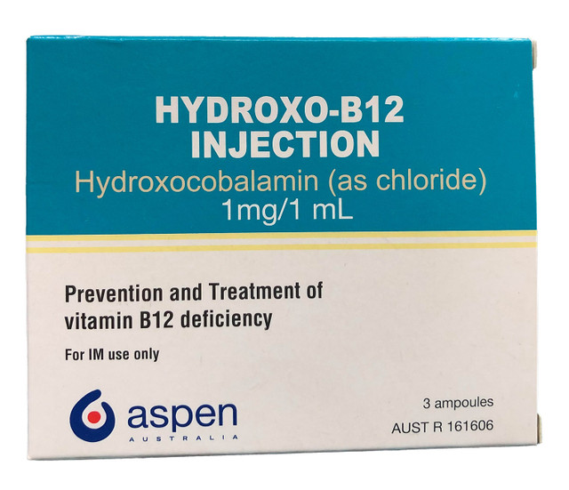 Hydroxo-B12 Injection 1mg/ml 3 Pack (Same as Neo-B12)