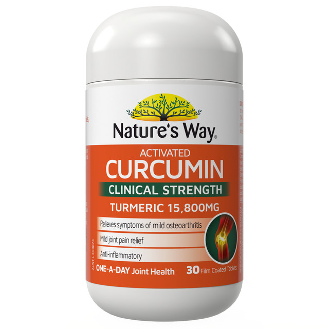 Nature's Way Activated Curcumin Clinical Strength Turmeric 15800mg 30s