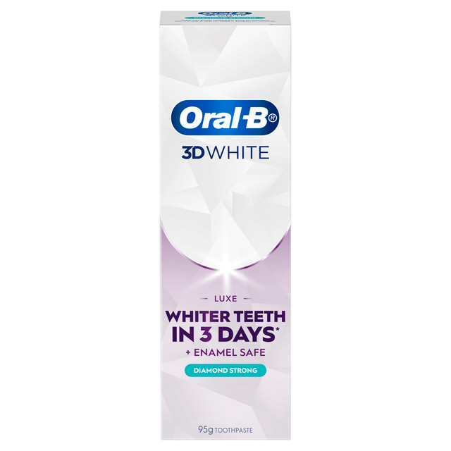 Oral-B 3D White Luxe Diamond Strong Whitening Toothpaste 95g Oral-B 3D White Luxe Diamond Strong Whitening Toothpaste 95g
