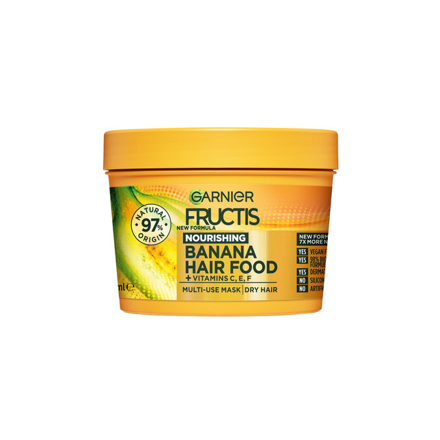 Garnier Fructis Hair Food Nourishing Banana Multi use Treatment for Dry Hair 390ml Garnier Fructis Hair Food Nourishing Banana Multi use Treatment for Dry Hair 390ml