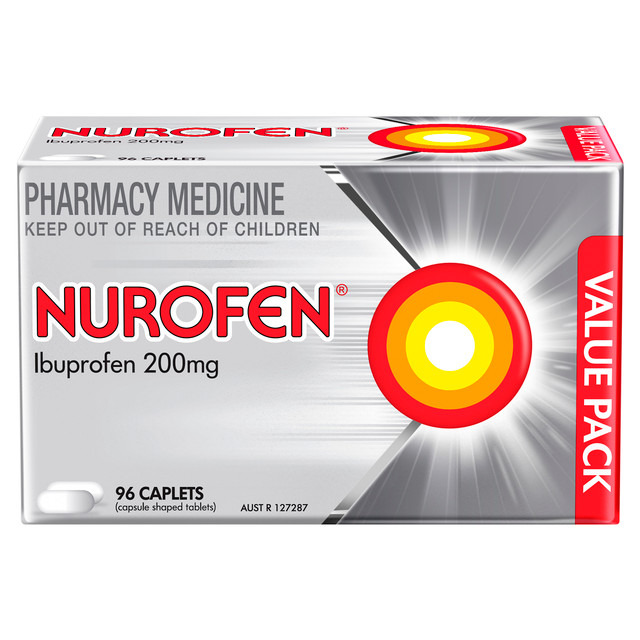 Nurofen Core Caplets 200mg 96 Pack Nurofen Core Caplets 200mg 96 Pack