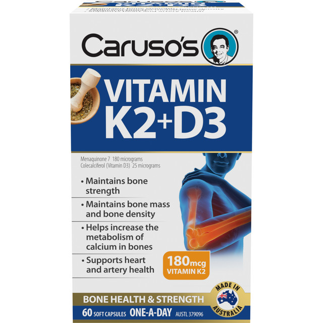 Caruso's Vitamin K2+D3 60s