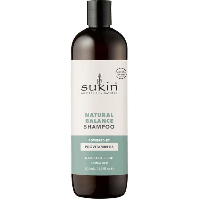 SUKIN NATURAL BALANCE SHAMPOO 500ML SUKIN NATURAL BALANCE SHAMPOO 500ML