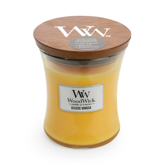 Woodwick Medium Seaside Mimosa Scented Candle