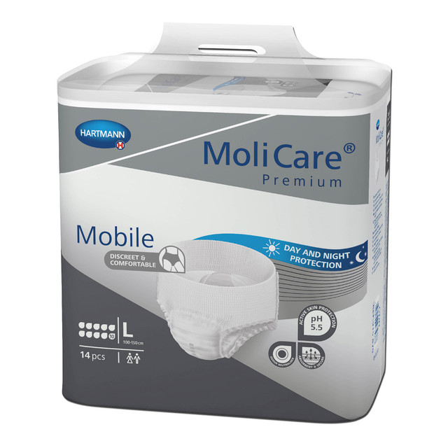 Molicare Premium Mobile 10 Drops Large 14 Pack