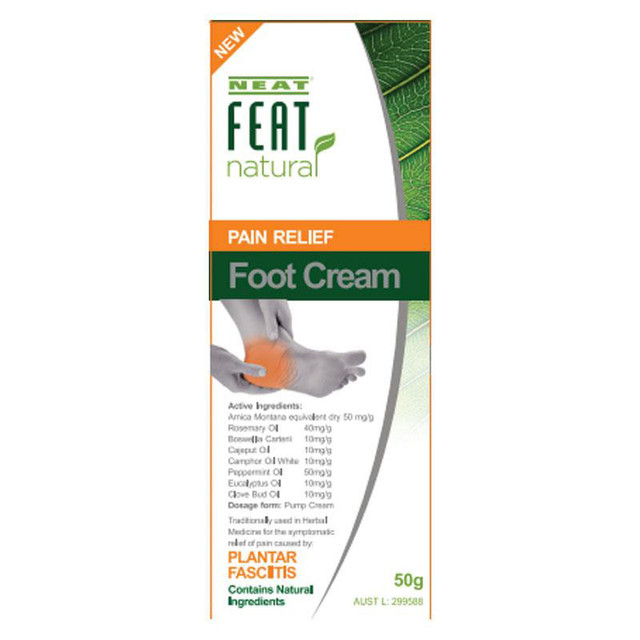 Neat Feat Natural Pain Relief Foot Cream 50g