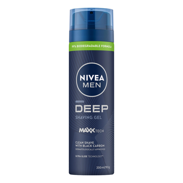 NIVEA MEN Deep Shaving Gel 200mL