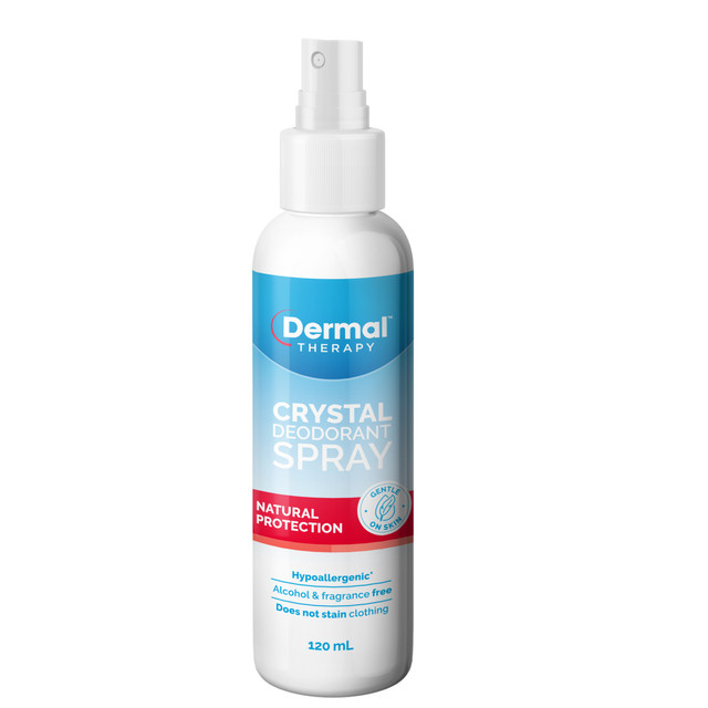 Dermal Therapy Crystal Deodorant Spray 120mL