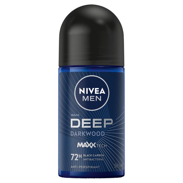 NIVEA MEN DEEP Darkwood Anti-Perspirant Roll-On 50ml