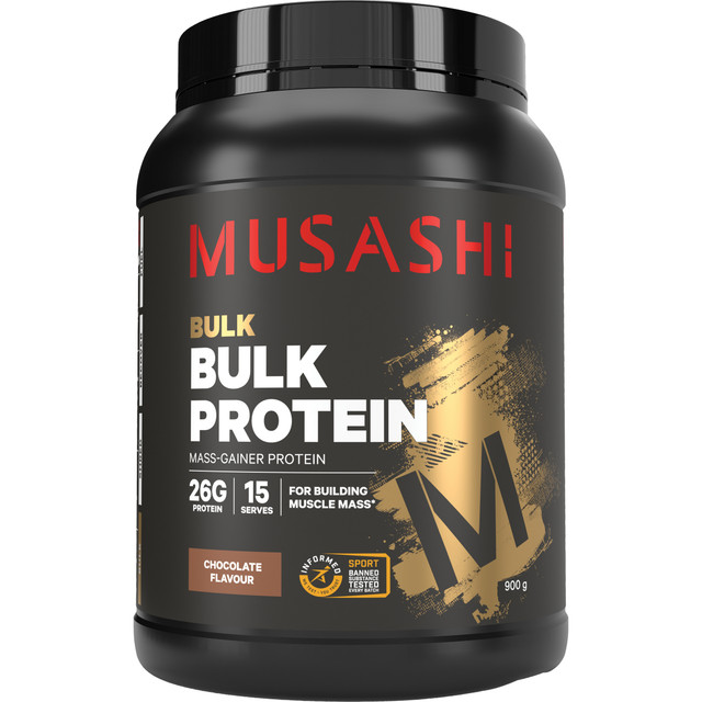 Musashi Bulk Protein Chocolate 900g Musashi Bulk Protein Chocolate 900g