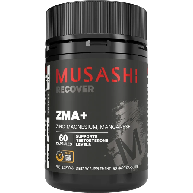 Musashi ZMA+  60 capsules