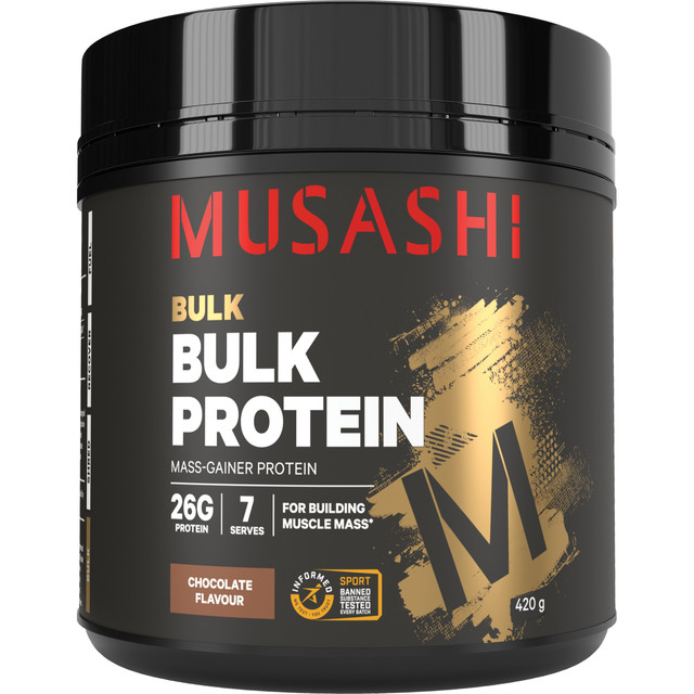 Musashi Bulk Protein Chocolate 420g Musashi Bulk Protein Chocolate 420g