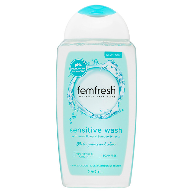 femfresh Sensitive Soap-free Fragrance-free Intimate Wash 250mL femfresh Sensitive Soap-free Fragrance-free Intimate Wash 250mL