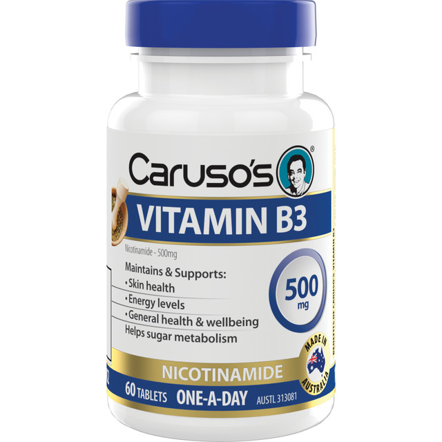 Caruso's Vitamin B3 500mg Tablets 60 Caruso's Vitamin B3 500mg Tablets 60