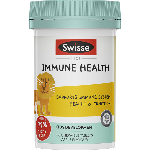 Swisse Kids Immune Health | Stimulates Healthy Immune System Response | 60 Chewable Tablets