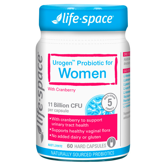 Life-Space Urogen™ Probiotic for Women with Cranberry 60 Hard Capsules