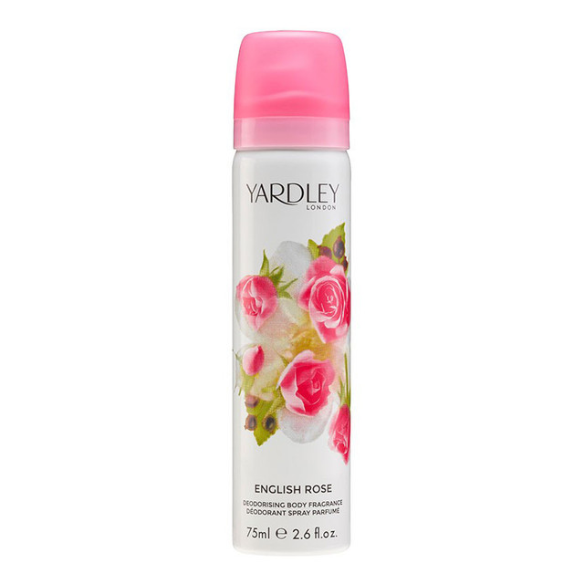 Yardley English Rose Body Fragrance Spray 75g