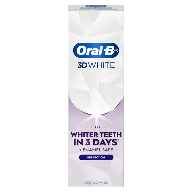 Oral-B 3DWhite Luxe Perfection Whitening Toothpaste, 95g Oral-B 3DWhite Luxe Perfection Whitening Toothpaste, 95g