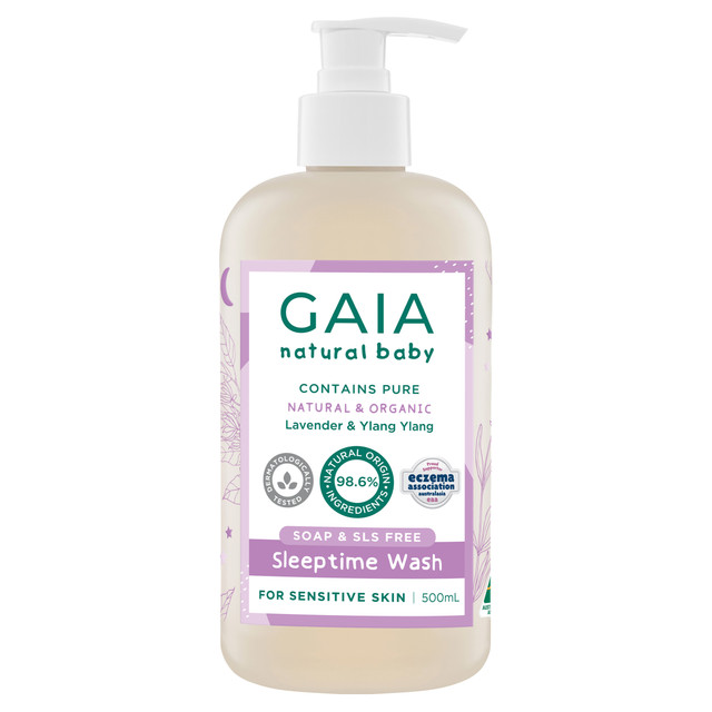GAIA Natural Baby Sleeptime Wash 500mL