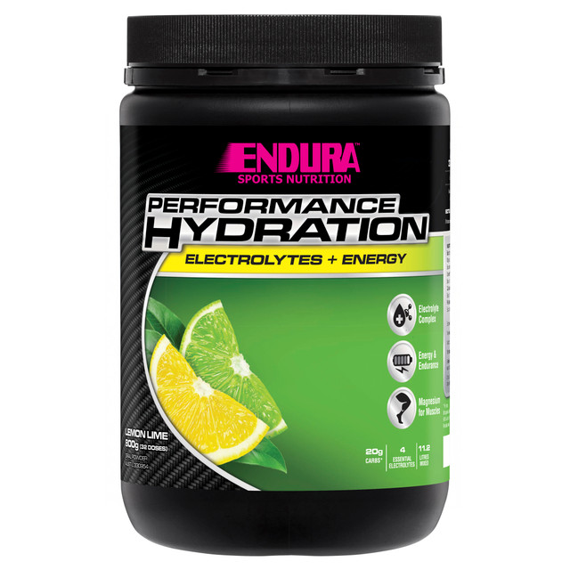 Endura Performance Hydration Lemon Lime 800g Powder Endura Performance Hydration Lemon Lime 800g Powder