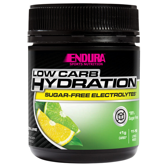 Endura Low Carb Hydration Lemon Lime 135g Powder Endura Low Carb Hydration Lemon Lime 135g Powder