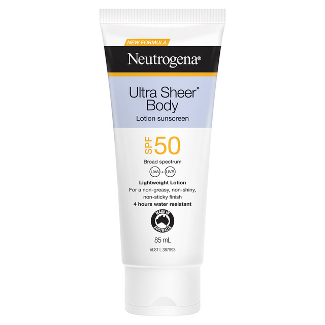 Neutrogena Ultra Sheer Body Lotion Sunscreen SPF50 85 ml Neutrogena Ultra Sheer Body Lotion Sunscreen SPF50 85 ml