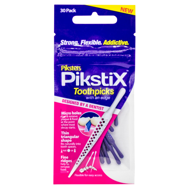Piksters PikstiX Toothpicks 30pk Piksters PikstiX Toothpicks 30pk