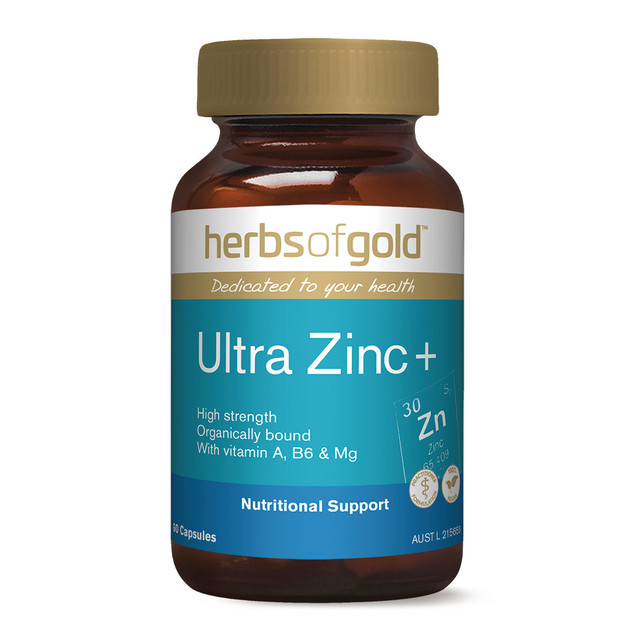 Herbs Of Gold Ultra Zinc + Capsules 60