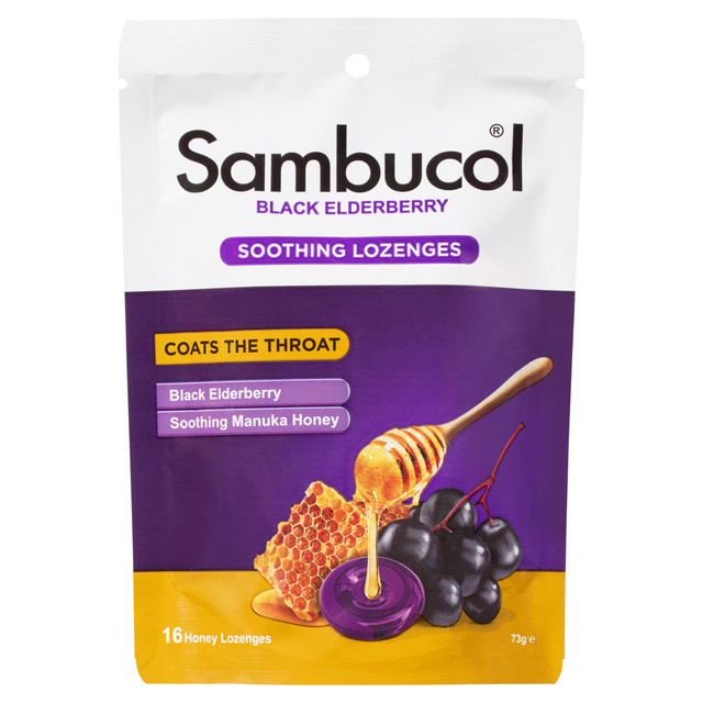 Sambucol Soothing Throat Lozenge 16 Pack Sambucol Soothing Throat Lozenge 16 Pack