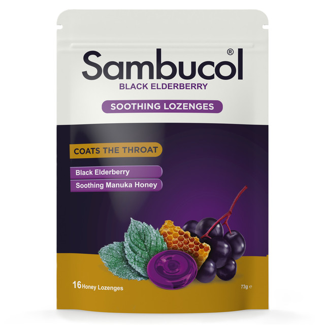 Sambucol Soothing Throat Lozenge 16 Pack Sambucol Soothing Throat Lozenge 16 Pack