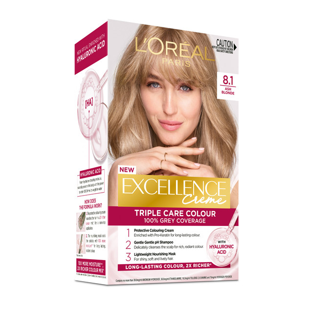 L'Oréal Paris Excellence Crème Permanent Hair Colour - 8.1 Ash Blonde