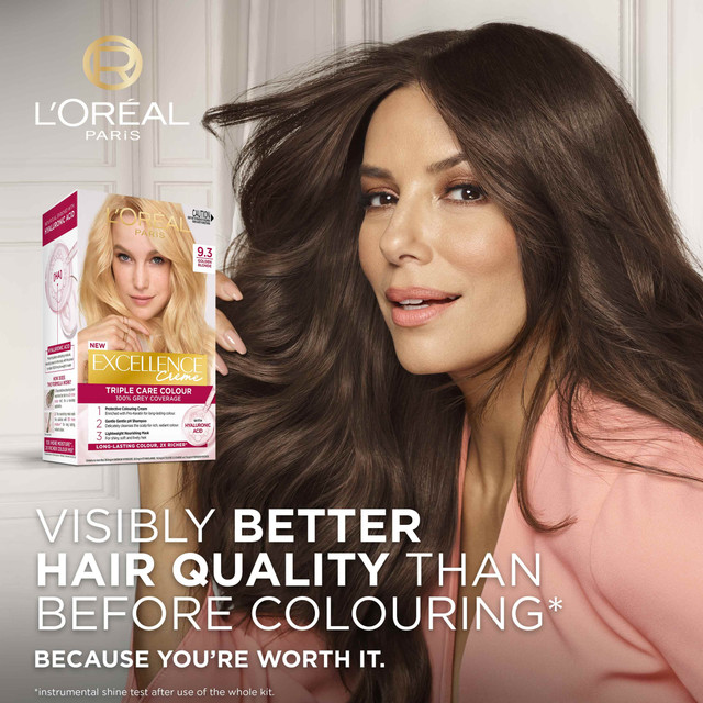 L'Oréal Paris Excellence Crème Permanent Hair Colour - 9.3 Light Golden Blonde