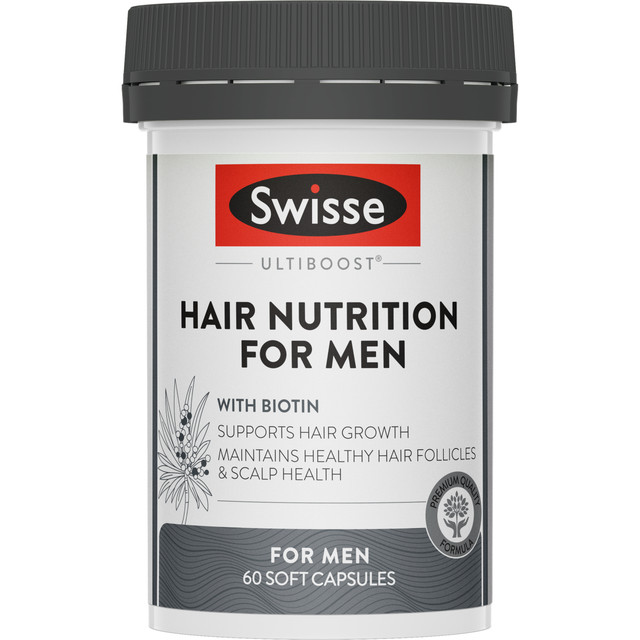 Swisse Ultiboost Hair Nutrition For Men 60 Capsules Swisse Ultiboost Hair Nutrition For Men 60 Capsules