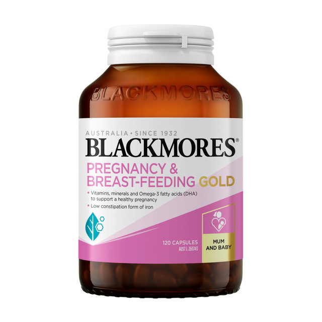 Blackmores Pregnancy and Breast-Feeding Gold 120 Capsules Blackmores Pregnancy and Breast-Feeding Gold 120 Capsules