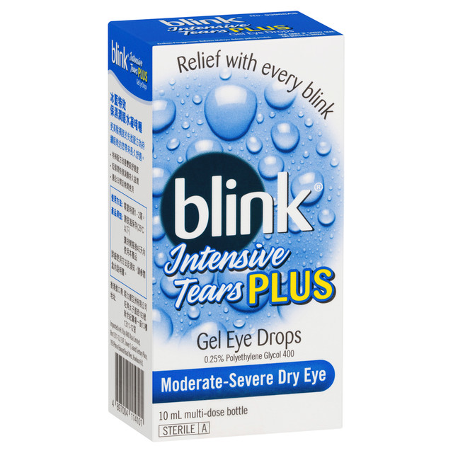 Blink Intensive Tears Plus Gel Eye Drops 10ml