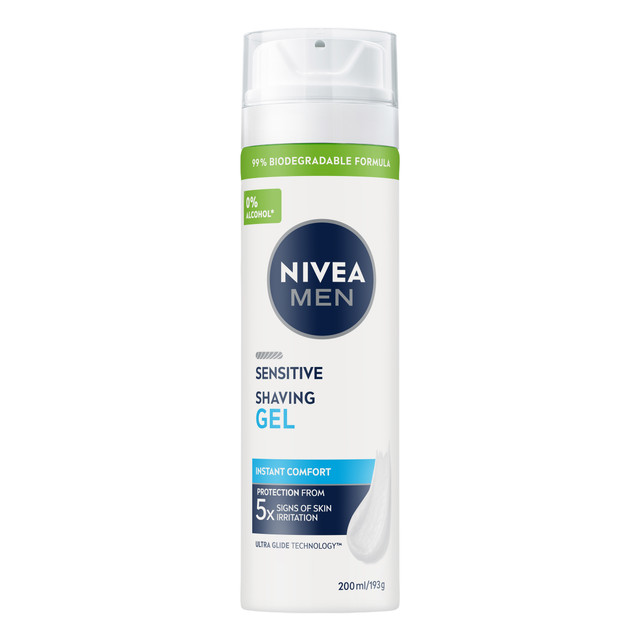 NIVEA MEN Sensitive Shaving Gel 200mL