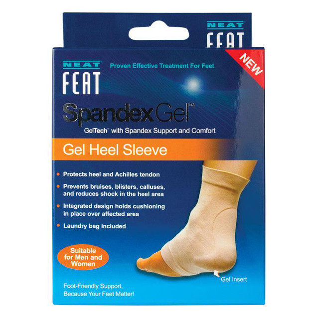 Neat Feat Spandex Gel Heel Sleeve Large