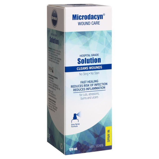 Microdacyn Wound Care Solution 120mL Microdacyn Wound Care Solution 120mL