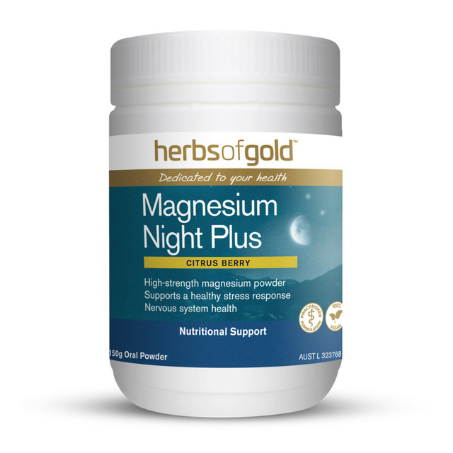 Herbs Of Gold Magnesium Night Plus Oral Powder 150g